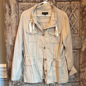 Talbots Women's Beige Utility Jacket